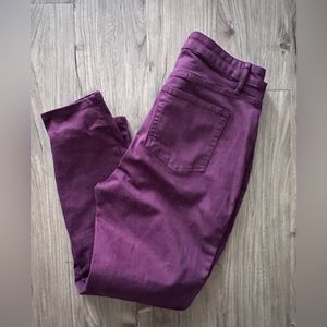 LOFT 8 curvy skinny jeans